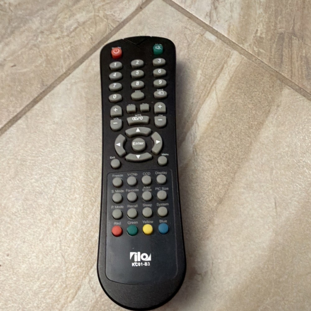 ilo KC01-B3 TV Remote Control Wireless Black More Than 10m Range