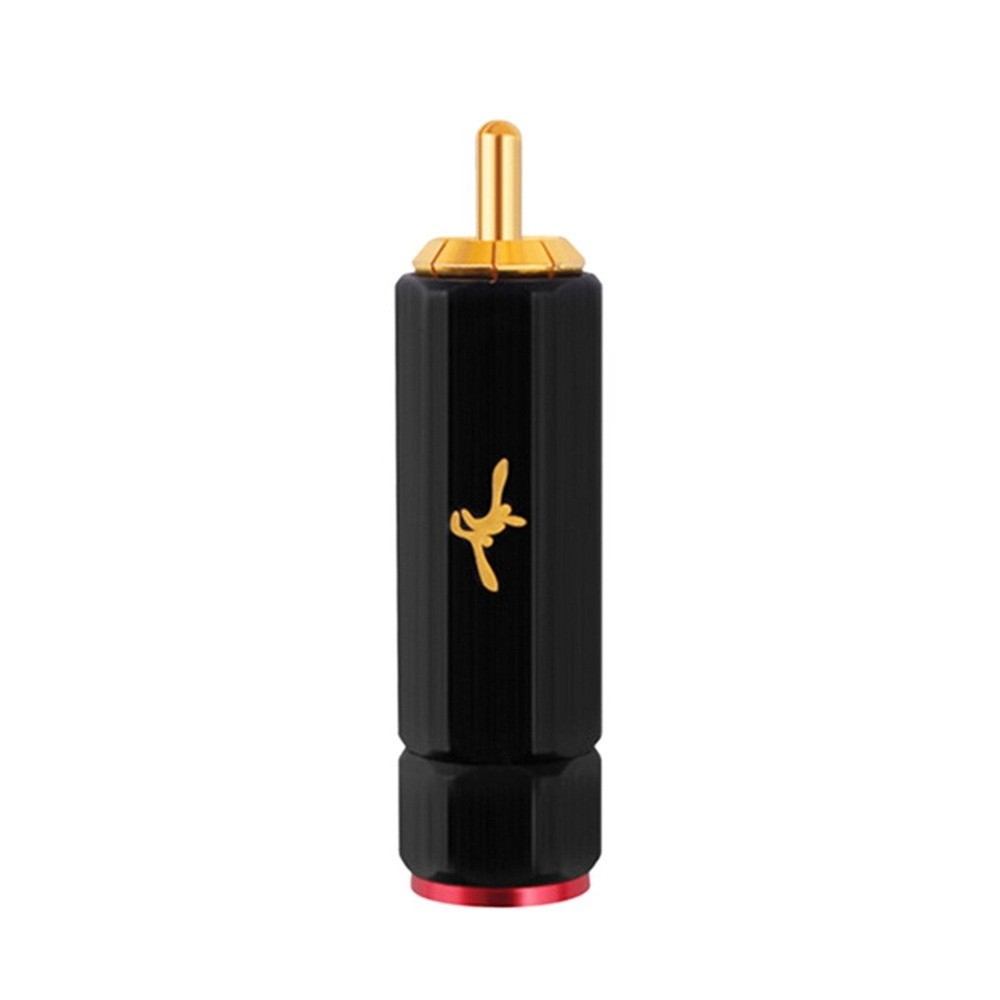 Pure Copper Gold Plated Plug Self Locking Terminal Soldering Heating3397