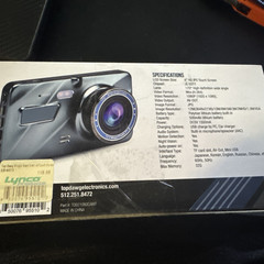 TD Electronics “3rd GEN 1080P Blue Dash Cam” 4″ IPS Touch Screen LCD