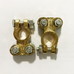 Heavy Duty Battery Terminal Clamps Top Post Connectors for Car Truck RV Marine