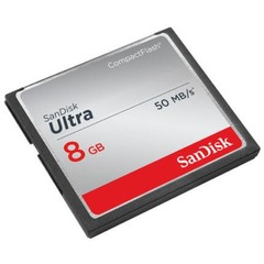 SanDisk 8GB CF Card Ultra 333X 50MB/s CompactFlash for Canon 7D 40D 400D