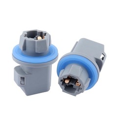 2PCS License Plate Light Socket Compatible with 1.45×1.01×1.01 inch, Gray