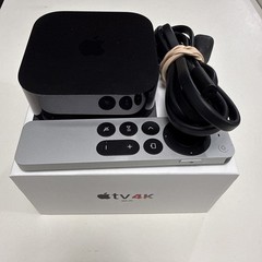 Apple TV (4K 3rd Gen) – WIFI – Model A2737 / MN873LL/A w/ Box, Remote