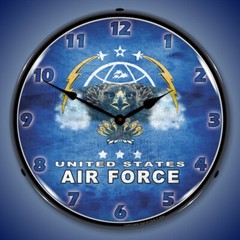 United States Air Force, Lighted Backlit LED Wall Clock Free Shipping