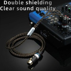 Hifi XLR To 2XLR Cable Occ Silver Plated High Quality XLR Splitter Y XLR Audio
