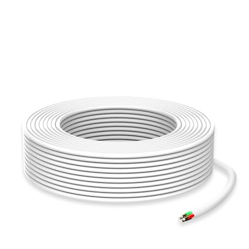 14/4 Gauge AWG Outdoor Speaker Wire Bulk 50 FT, LLDPE UV Resistant Low 50FT