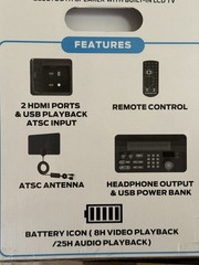 Monster MNVISION-15 Vision Portable Entertainment System