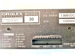 Genuine Gralex Ind. 30 DPM 1.999 Volt 0.05% Unconditional 10 years guarantee