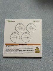 VOCOlinc (4 Pack) IOS Bluetooth Finder/tracker – Black – New