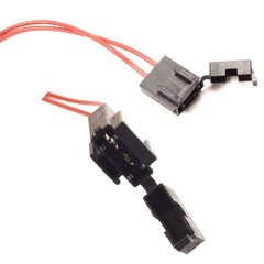 5-Pack 32V 16AWG Car Fuse Holder with 5A Small Fuse Heavy Duty Wire Adapter
