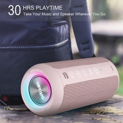 Versatile Bluetooth Speaker with 30 Hours Playtime for Home, Travel, and Parties
