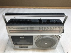Silver RT307 Mono FM/MW/LW Vintage 3 Band Radio Cassette Recorder – Read Desx