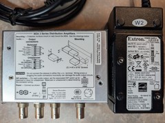 Extron Versa Tools MDA 3V EQ Composite Video Distribution Amplifier