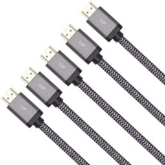 Monoprice 8K Certified Braided Ultra High Speed HDMI Cable 48Gbps 1 Pack
