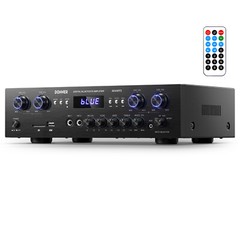 Donner MAMP5 Bluetooth Audio Power Amplifier Receiver 440W 4 Channel HiFi Amp