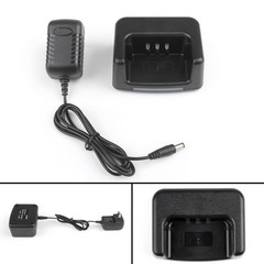 1Set Desktop Battery Charger Fit For TYT MD-380 Two Way Radio Plug NEW