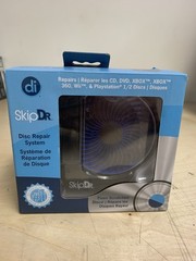 SkipDr CD & DVD Motorized Disc Repair System (Black/Blue) USED