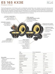 Focal ES165 KX3E , Aluminum Pods for Focal Midrange and Tweeters