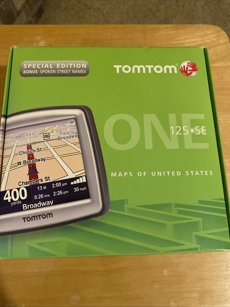 TomTom ONE 125 SE Portable Car GPS Navigator Maps Of United States FREE SHIPPING