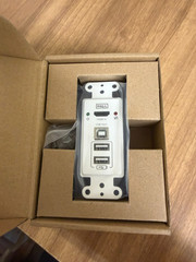 Hall Research EX-4KU-WP 4K HDMI+USB 2.0 over CAT6 Wall Plate (New)