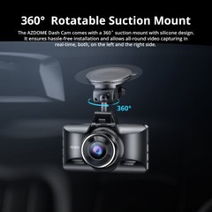 AZDOME Dual Lens Dash Cam ADAS 1080P FrontRear Car DVR Driving Recorder G-Sensor