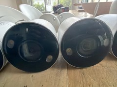 4x LOREX 4K Ultra HD Smart Deterrence IP Cameras (E892AB-Z) NOT WORKING Cut Cord