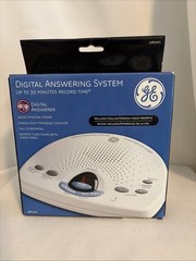 GE Digital Answering Machine White 29875GE1 Used In Original Box Free Ship