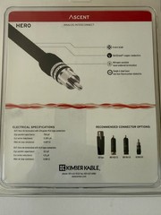 Kimber Kable Hero Interconnect Cable – 1.0 Meter, XLR to XLR, Pair