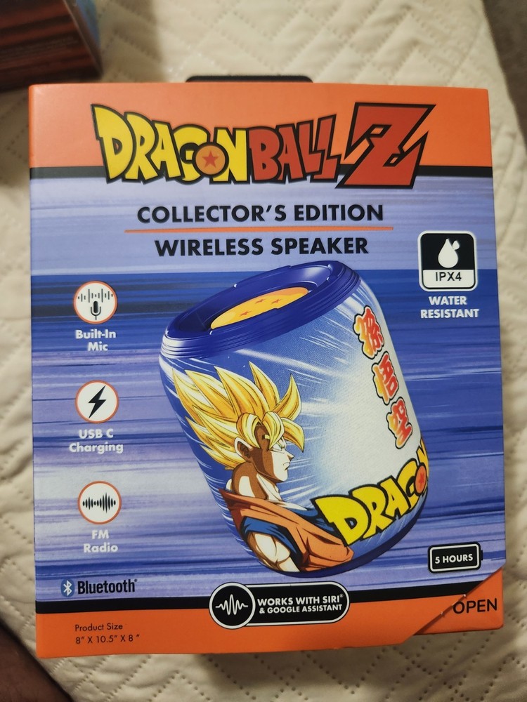Dragon Ball Z Collector’s Edition Bluetooth Speaker IPX4 CultureFly NEW
