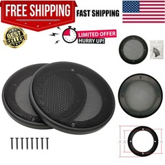 Durable Metal Mesh and ABS Plastic Speaker Covers – 4-Inch Design, 2Pcs