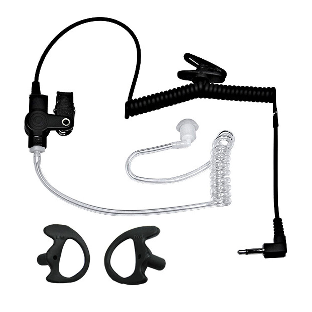 1/2 Set 3.5mm Listen Only Acoustic Tube Police Headset Earpiece For Motorola NEW