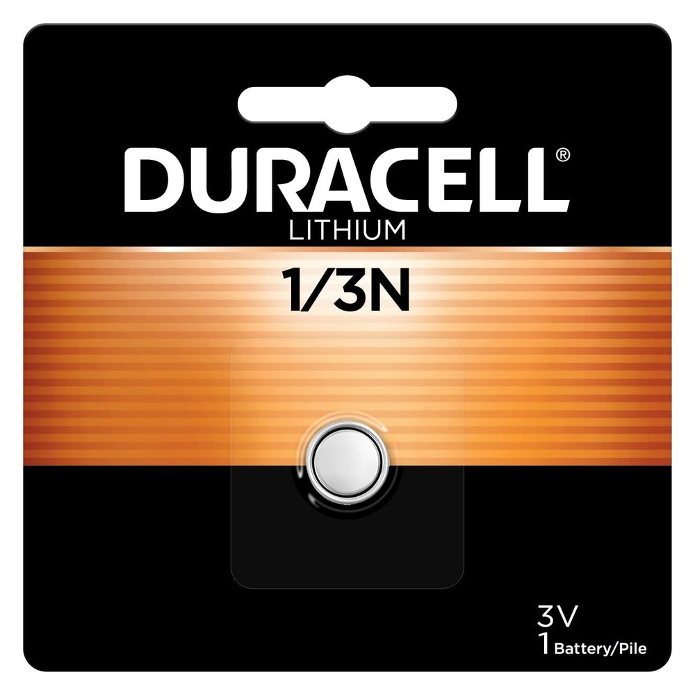 Duracell 1/3N 3V Lithium Battery, 1 Count Pack, Lithium Coin Battery for…