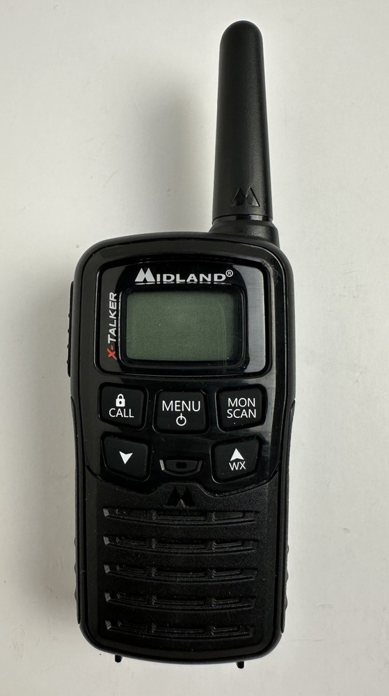 Midland X-Talker T10A 2-Way Radio Walkie Talkie (SINGLE) Tested, No Batteries