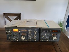 YAESU FT-101ZD & FV-101Z Amateur Ham Radio Transceiver & External VFO + Manuals