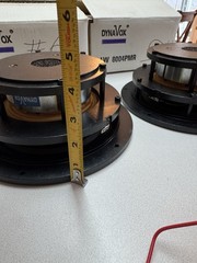 Dynavox LW8004PMR 8 Inch Woofer Pair NOS New Old Stock 8 Ohm 11.5 Lbs Each