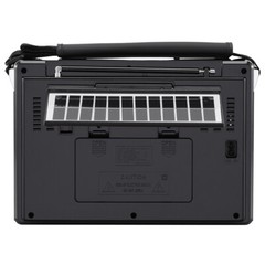 Solar Rechargeable Portable Bluetooth Radio AM/FM/SW 3-Band MP3 Player LED Light