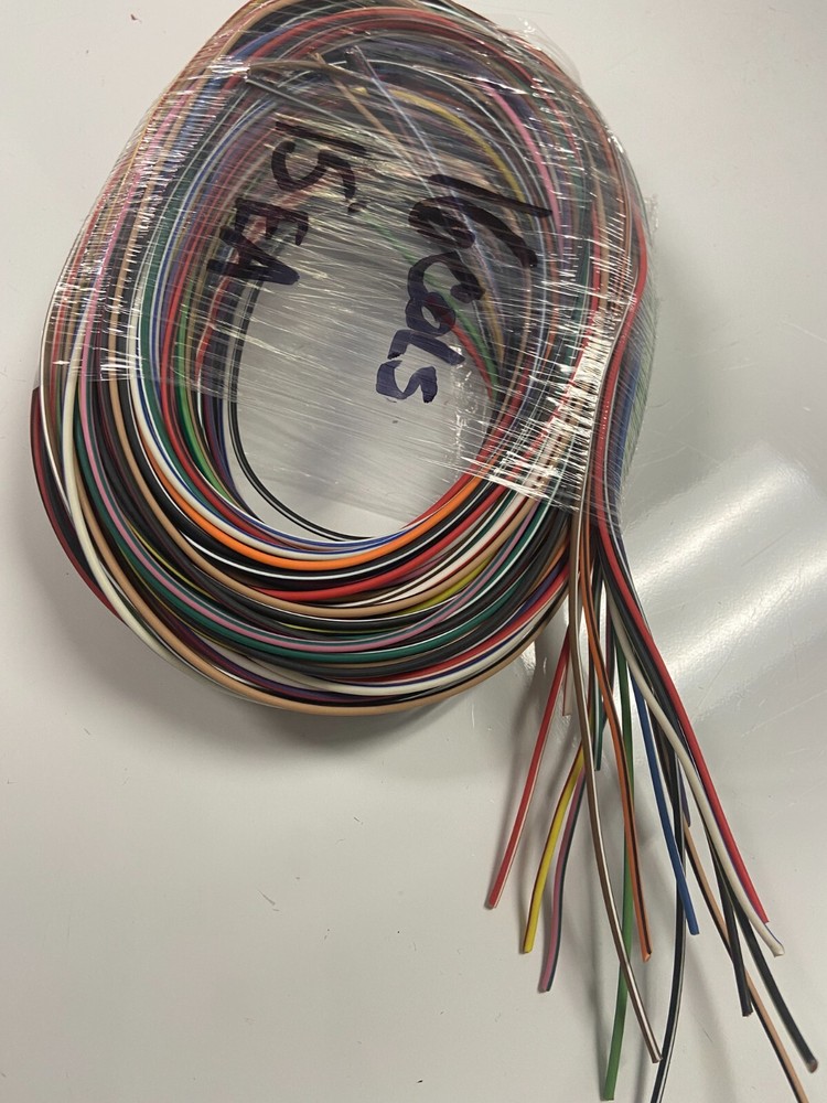 18 AWG TXL HIGH TEMP AUTOMOTIVE POWER WIRE 16 STRIPE COLORS 5 FT EA PRD