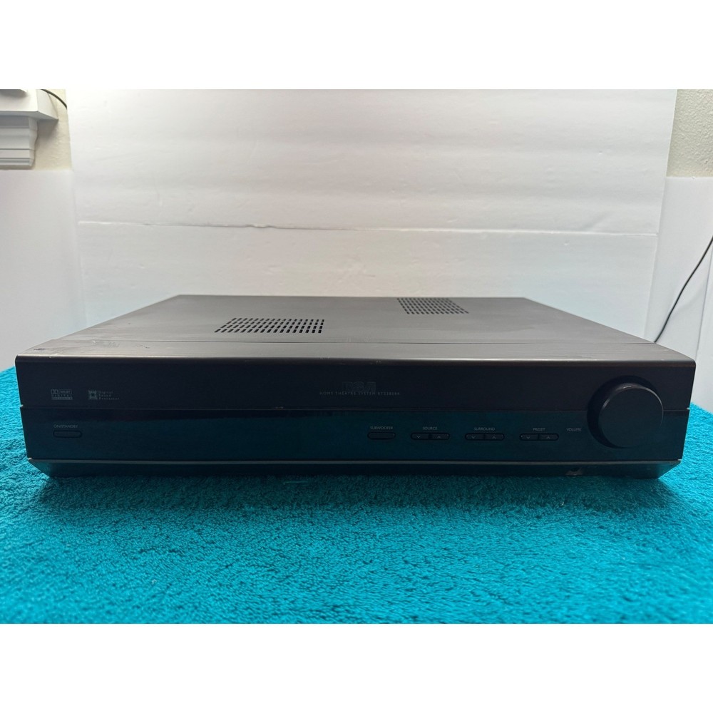 RCA RT2380BK Home Theater Audio Video Receiver Dolby Digital Pro Logic II Black