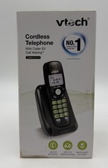 VTECH CS6114-11 DECT6.0 Cordless Phone with Caller ID/Call Waiting (Black) ~ New