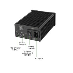 LHY Audio Linear Power Supply for WiiM Pro Streamer Low-Noise Regulated LPS 5V