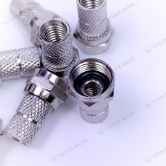 NEW 10 pack F-Type Male Twist On Connectors for RG59 Coaxial Coax Antenna Cable