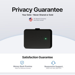 BrickHouse Security EON Odyssey –Long-Life Wireless 4G LTE Real-Time GPS Tracker