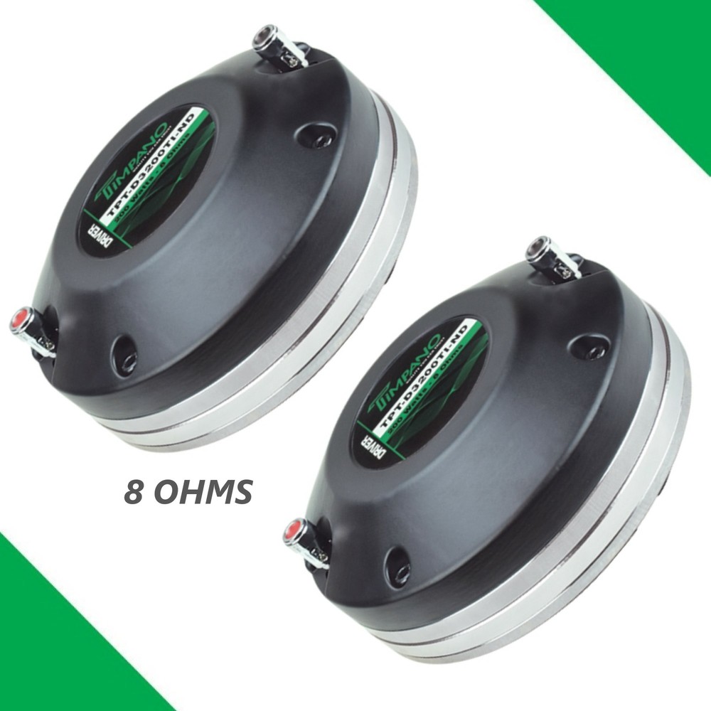 (2) 2″ NEODYMIUM TITANIUM DRIVER TIMPANO 200W TPT-D3200TI-ND 8Ω PRO AUDIO – PAIR