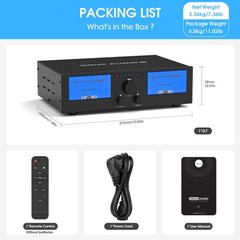 HIFI 2/4-Channel Digital Power Amplifier Speaker Selector for Eversolo DMP-A6