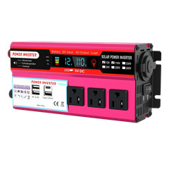 Car Power Inverter 5000W DC 12V To AC 110V Pure Sine Wave Solar Converter 4 USB