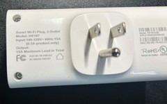 TP-Link Kasa HS107 Smart Wi-Fi Plug 2-Outlet Dual Smart Plug White Alexa Google