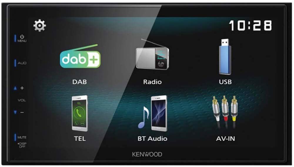 Kenwood DMX125BT Double DIN Bluetooth Android Mirroring 6.8″ Car Stereo Receiver