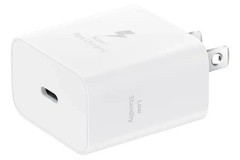 🔥 Samsung 25W Super Fast Charger USB C Wall Adapter White Open Box 🔥