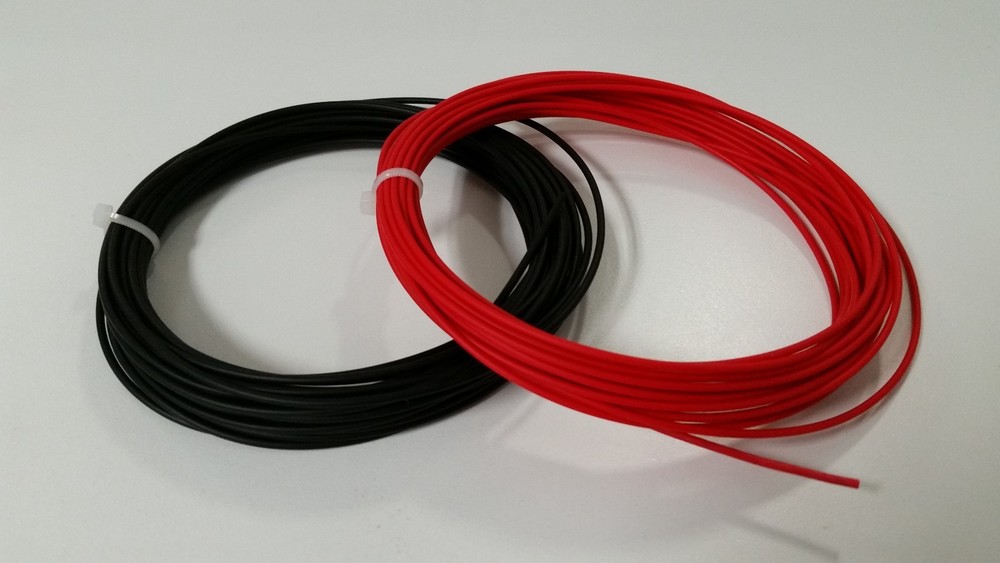 BLACK AND RED 12 GAUGE TXL AUTOMOTIVE HIGH TEMP – 25 FEET EACH COLOR