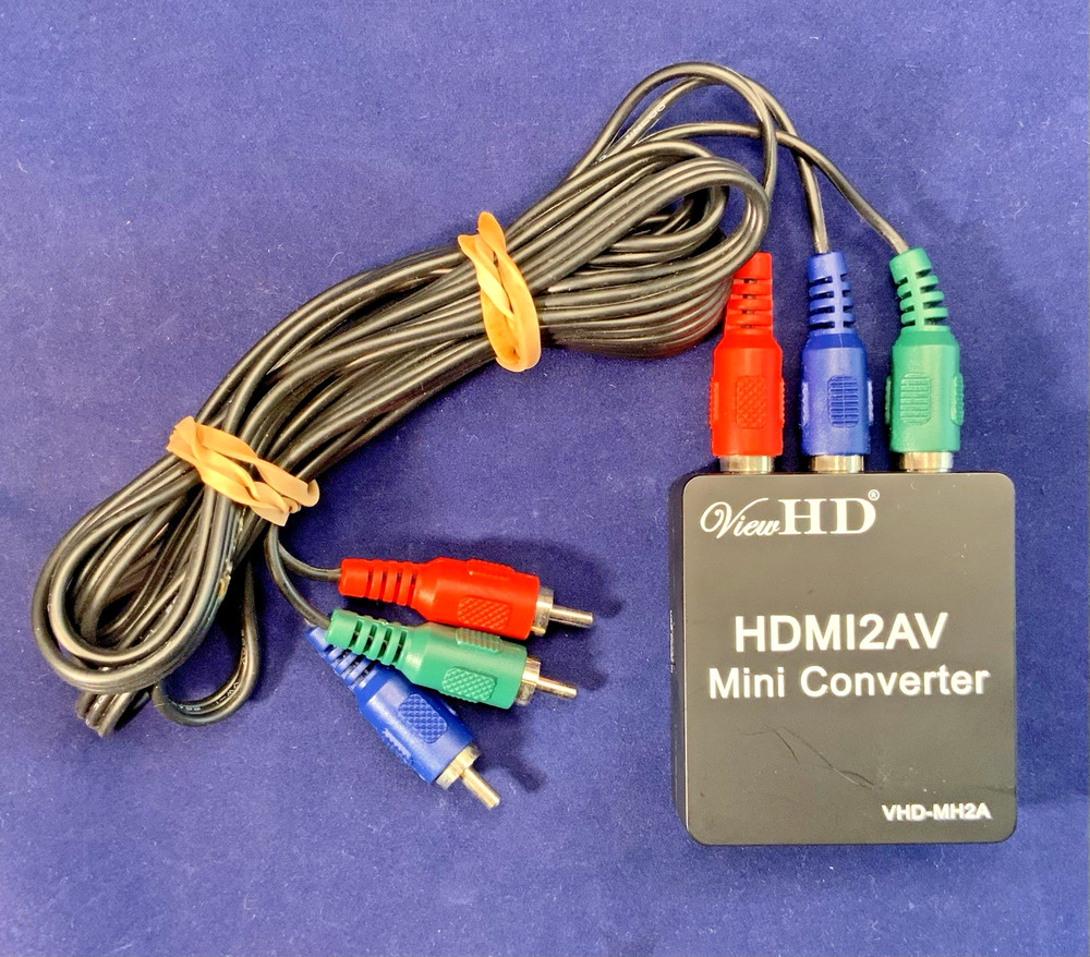 ViewHD HDMI to AV RCA Converter Mini Box VHD-MH2A HDMI2AV